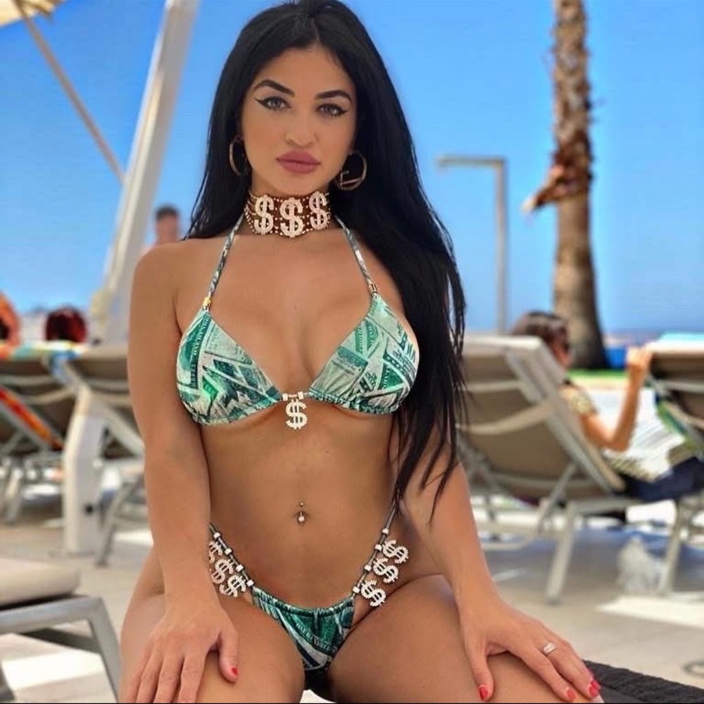 BIKNI CRUSH RARE MONEY BIKINI WITH COVERUP